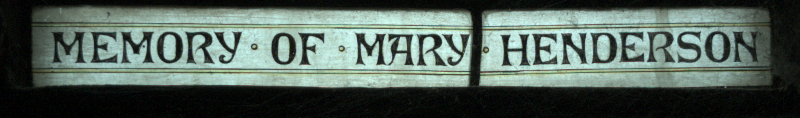 Inscription at the base of c